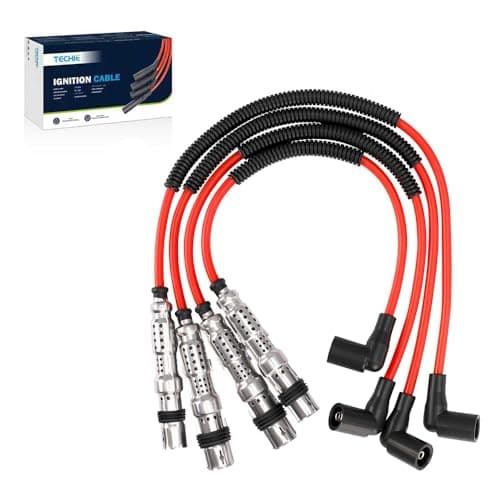 Image of TECHIE TIWS4578 Ignition cable set for Golf VI/Golf PLUS/Polo hatchback, for Audi A1/A3, for NGK 44316, 03F 905 430 G, 03F 905 430 F, 03F 905 409