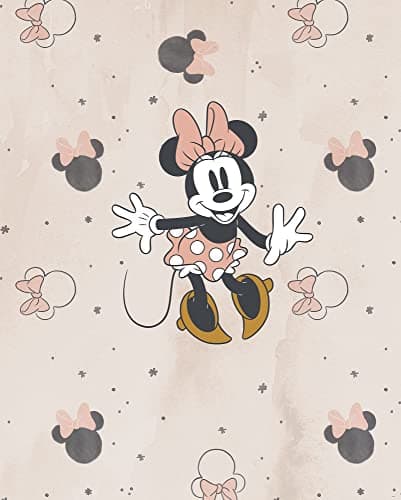 Image of Komar Non-Woven Photo Wallpaper - Minnie Party Mouse - Size 200 x 250 cm - Disney