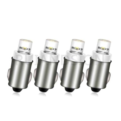 Image of Ruiandsion 4pcs BA7S LED Dashboard Light Bulbs F3 1 12V DC 50LM White Auto LED Interior Bulb,Non-Polarity