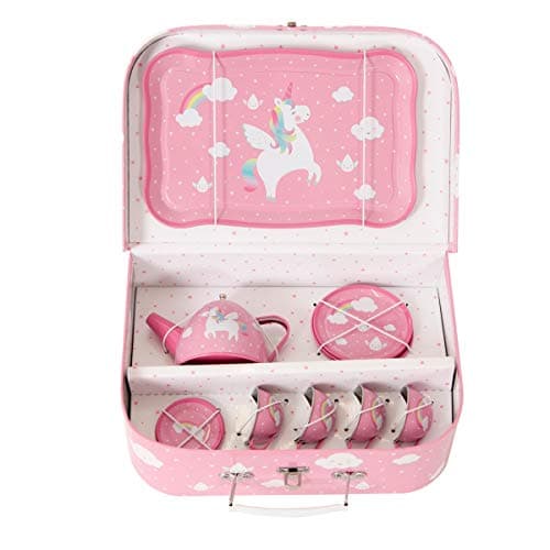 Image of Sass & Belle Rainbow Unicorn Kids' Tea Set