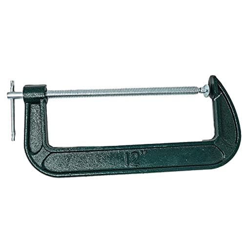Image of Dapetz ® G-Clamp 12" 300mm Cast Iron Frame Heavy Duty Clamp Professional Strong Corrosion Resistant DIY Tool for Metal Building Woodworking Carpentry