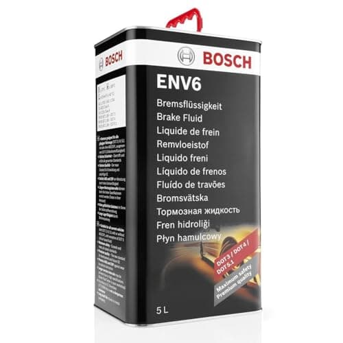 Image of Bosch Brake Fluid ENV6, 5 L - For Vehicles with or without ABS/ESP Brakes - OE Quality - Compatible with DOT 3, 4, 4 HP/LV and 5.1