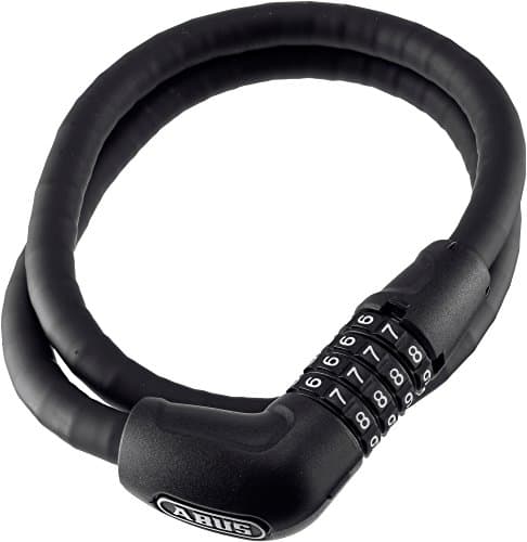Image of ABUS armoured cable lock Steel-O-Flex Tresorflex 6615C - combination lock made of steel cable with armour made of steel sleeves - security level 5