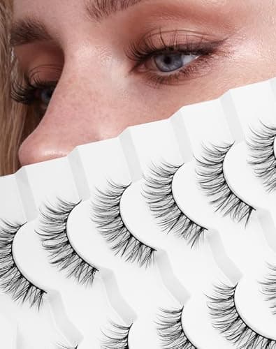 Image of Onlyall Lashes Natural Look False Eyelashes Fluffy Fake Eye Lash Wispy D26