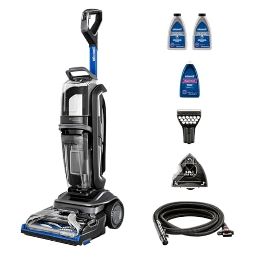 Image of BISSELL Revolution™ HydroSteam™ Carpet Cleaner, Carpet Stain Remover with Hydrosteam™ Technology, Steam Cleaner, Carpets Dry in 30 mins, Upholstery Cleaner with 3.7L Clean Water Tank, 3670E
