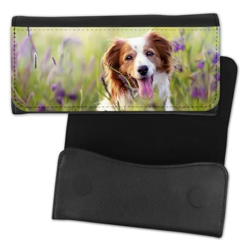 Image of Mystery Pins Personalised Photo Glasses Case – Custom Black PU Leather Eyewear Holder with Magnetic Closure – Fits All Glasses & Sunglasses