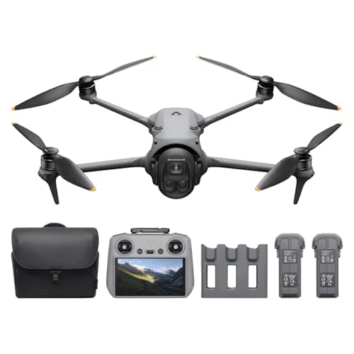 Image of DJI Mavic 4 Pro Fly More Combo with DJI RC 2, Flagship Tri-Camera Drone with 100MP 4/3 CMOS Hasselblad Camera, 30km Video Transmission, 51-Min Max Flight Time, Charging Hub, and More