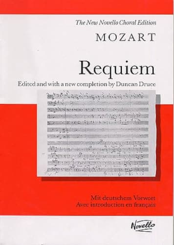 Image of Mozart Requiem Vocal Score (New Novello Choral Edition)