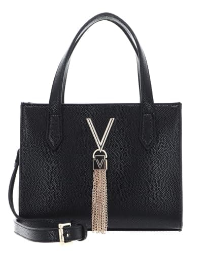 Image of Valentino Divina Shopping Bag Black/Gold
