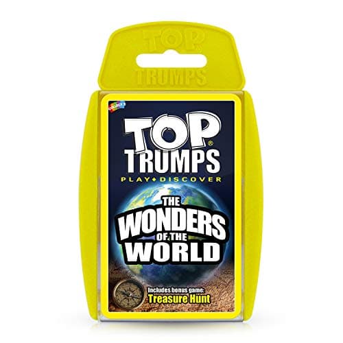 Image of Top Trumps Wonders of the World Classics Card Game, Discover facts in this educational packed game including the height of Mount Everest, gift for ages 6 plus