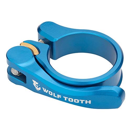 Image of Wolf Tooth QR Quick Release Seatpost Clamp - 31.8mm, Blue