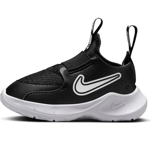Image of Nike Unisex Kid's Flex Runner 3 Schuh für Babys und Kleinkinder Shoe, Black White, 6.5 UK Child