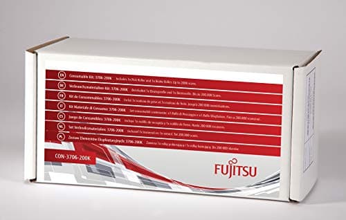 Image of Fujitsu/PFU Consumable Kit: 3706-200K For fi-7030, N7100, N7100A. Includes 1x Pick Roller and 1x Brake Roller. Estimated Life: Up to 200K scans.