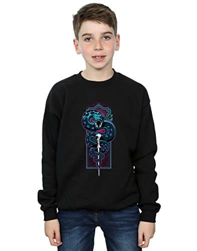 Image of Harry Potter Boys Neon Nagini Sweatshirt Black 5-6 Years