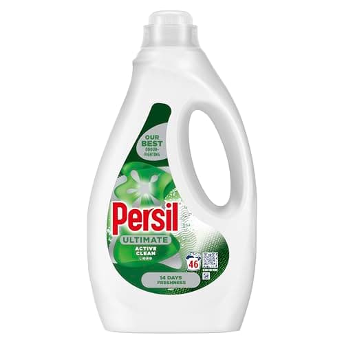 Image of Persil Ultimate Active Clean Liquid Detergent our best odour-fighting for outstanding stain removal and 14 days of freshness 46 washes (1.242 L)