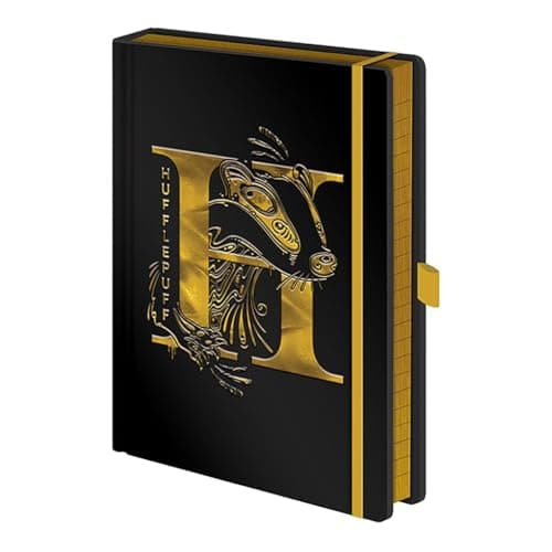Image of Harry Potter (Hufflepuff Foil) A5 Premium Notebook