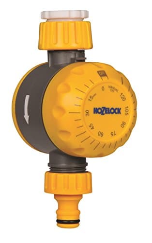 Image of HOZELOCK - Manual Countdown Timer for Watering: Mechanical Switch, Compatible with Ø 21mm (1/2"), Ø 26.5mm (3/4") or Ø 33.3mm (1") Water Taps, Watering Duration 5 to 120 Min, Easy Connection [2210]