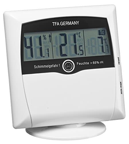 Image of TFA Dostmann 30.5011 Humidity Meter (Hygrometer) 0% RH 99% RH Dew Point/Mould Warning Indicator