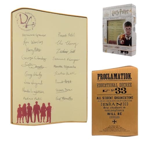 Image of FaNaTtik Harry Potter Dumbledore's Army Limited Edition Metal Lenticular Collectible Ingot – Official Licensed Merchandise