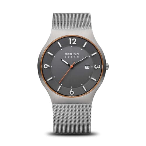 Image of BERING Men Analog Solar Collection Watch with stainless steel Strap and Sapphire Crystal 14440-073-A