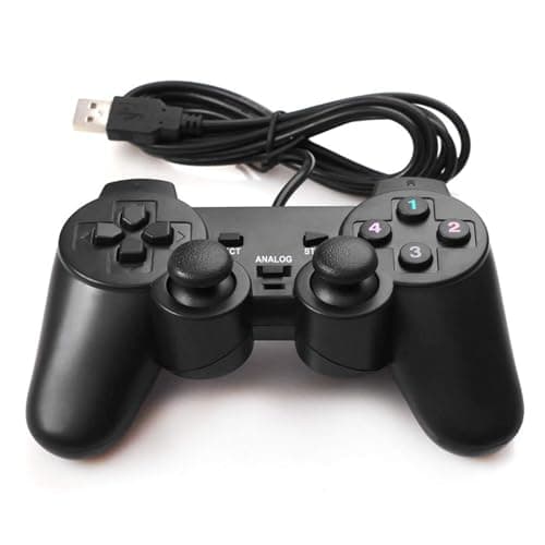 Image of USB Wired Game Controller for Windows PC/Raspberry Pi Remote Controller Gamepad Gaming Joystick Dual Vibration Joypad for Laptop Desktop Computer(Windows 11/10/8/7) & Steam/Roblox/RetroPie/RecalBox