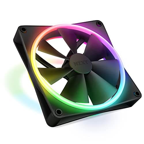 Image of NZXT F140 RGB Duo - RF-D14SF-B1-140 mm RGB fan - 140 mm - 20 individually configurable LEDs - balanced airflow and static pressure - PWM control - black
