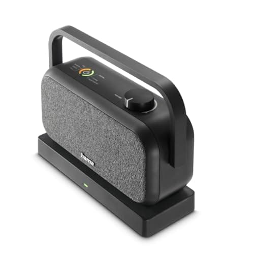 Image of Hama Loudspeaker for TVs, 2.4 GHz Station plus Bluetooth, Portable, Stereo