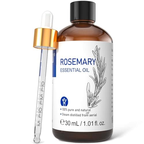 Image of HIQILI Rosemary Oil 30ML, 100% Natural Rosemary Essential Oil for Face, Candle Making, Diffuser, Skin - 1 Fl Oz