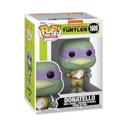 Image of Funko Pop! Movies: Teenage Mutant Ninja Turtles (TMNT) - Donatello With Napkin - TMNT 1990 - Collectable Vinyl Figure - Gift Idea - Official Merchandise - Toys for Kids & Adults - Movies Fans