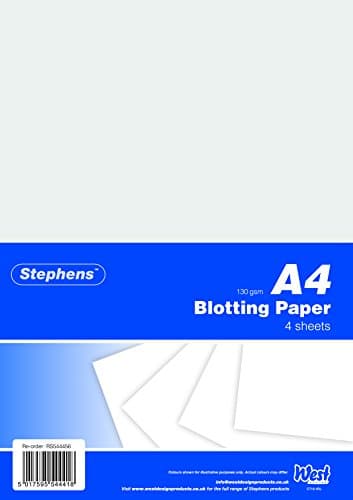 Image of White Blotting Paper A4 4 Sheets
