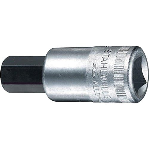 Image of STAHLWILLE No. 54 Screwdriver Bit 12.5 mm (1/2 Inch) for Inhex Socket Screws Spanner Width 6 mm Length 60 mm
