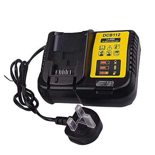 Image of MANUFER DEC802 2A Fast Charger Replacement for Dewalt 12V-18V Lithium-ion Battery Charger Replacement for Dewalt Battery DCB101 DCB107 DCB112 DCB105 DCB115 DCB184 DCB200 DCB203