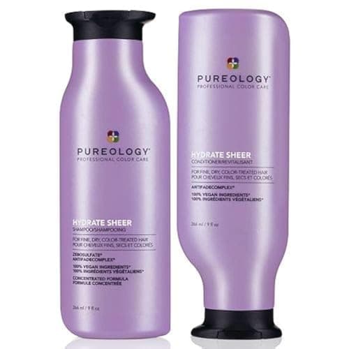 Image of Pureology Hydrate Sheer Shampoo 266ml & Conditioner 266ml Duo 2020