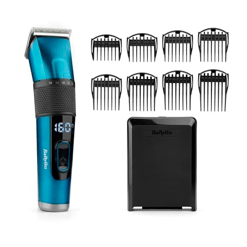 Image of BaByliss Japanese Steel Hair Clipper - Lithium Battery, 160-Minute Run Time, 3-Hour Full Charge, Includes Hard Storage Case, Black, 7785U