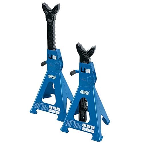 Image of Draper 30881 Axle Stands, 2 t, Set of 2, 34 x 90 mm