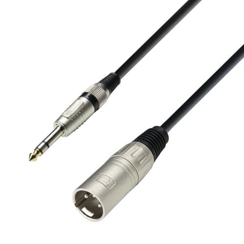 Image of Adam Hall 3 Star Series 6m XLR Male to 6.3mm Jack Stereo Microphone Cable