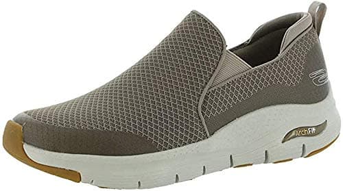 Image of Skechers Men's Arch Fit Banlin Trainers,Taupe Mesh/Synthetic/Trim,10 UK