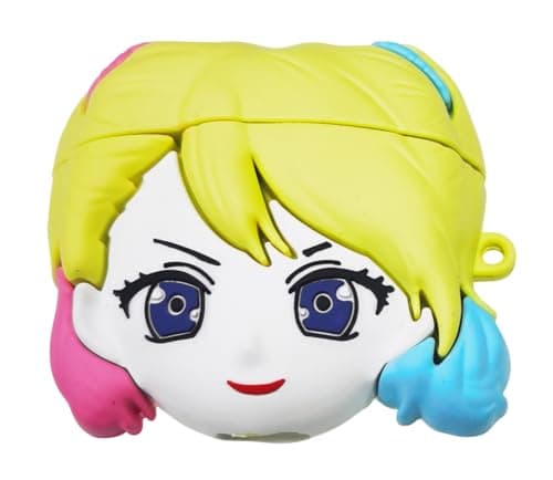 Image of DC TWS Earphones - Harley Quinn - Bluetooth Earphones - True Wireless Earbuds protective case. Bluetooth 5.0 Earphone Built-in mic, Automatic One-Step Pairing, 10M range