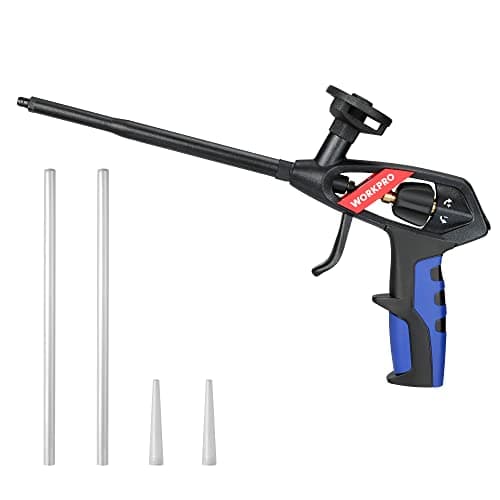 Image of WORKPRO Foam Gun, Professional Foaming Gun, PU Expanding Foam Spray Gun Sealant Dispensing, Heavy Duty Spray Application Gun for Caulking, Filling & Sealing DIY Projects