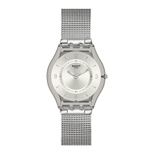 Image of Swatch Metal Knit Watch, Classic, Classic