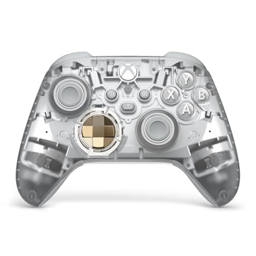 Image of Xbox Microsoft Wireless Controller Ghost Cipher Special Edition - Wireless & Bluetooth Connectivity - New Hybrid D-Pad - New Share Button - Featuring Textured Grip - Easily Pair & Switch Betwe