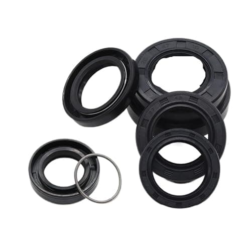 Image of ID25/26/27/28mm TC NBR Oil Seals OD 32~56mm THK4/5/6/7/8/10/12mm Nitrile Rubber Double Lip Oil Rotating Shaft Gasket(2 pieces,25x62x12mm)