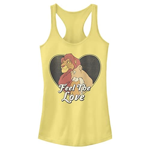 Image of Disney Women's Feel The Love Shirt, Banana, Large
