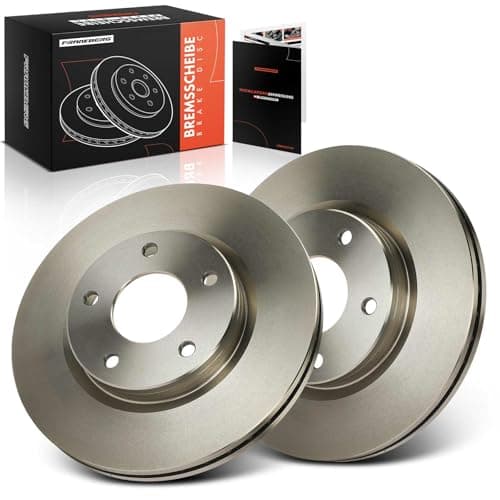 Image of Frankberg Brake Disc Set incl. 2x Discs Front Vented Ø280mm Compatible with Juke F15 Pulsar Hatchback C13 Replace# 402061KA2A,402061KA3A