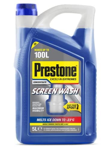 Image of Prestone Extreme All Seasons Visibility Concentrate Car Screen Wash 5 Litre