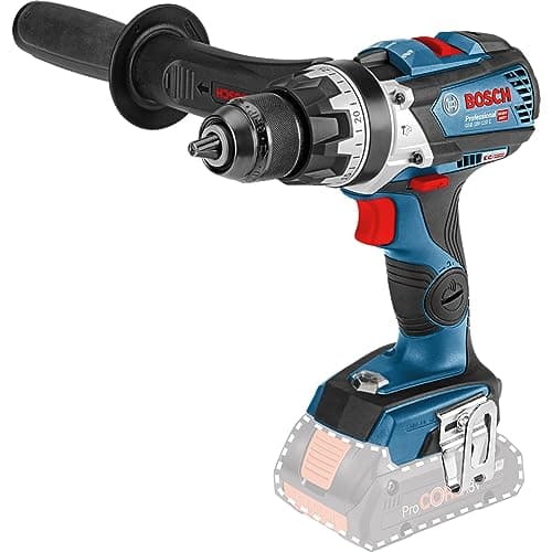 Image of Bosch Professional 18V System Cordless Combi Drill GSB 18V-110 C (max. Torque of 110 Nm, incl. Aux. Handle, Without Battery/Charger)