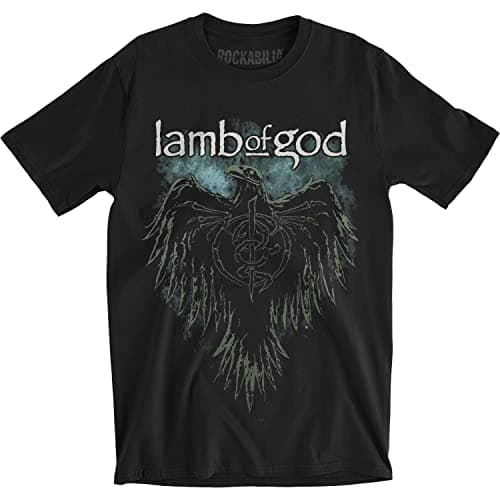 Image of Rockoff Trade Men's Lamb of God Phoenix T - Shirt, Black (Black Black), Medium