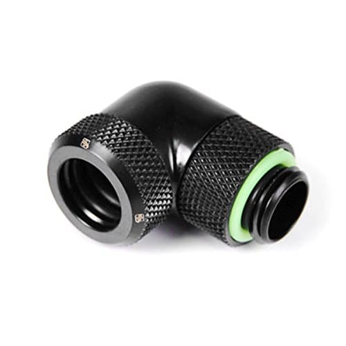Image of Barrow Multi-Link Adapter Coupling 90° G1/4 Inch Male to 12 mm OD Rigid Tube Rotatable Black