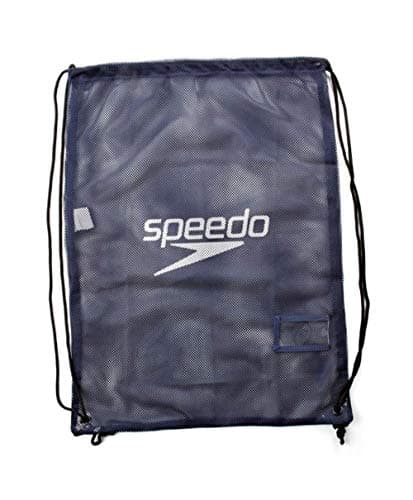 Image of Speedo Unisex-Adult Pool Mesh Bag | Kit Bag | Swim Bag Bag, Navy, One Size