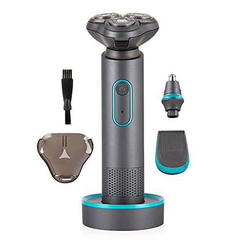 Image of Carmen C81085 Titan 3-in-1 Cordless Shaver Set with Titanium Blades and USB Charging, Titanium